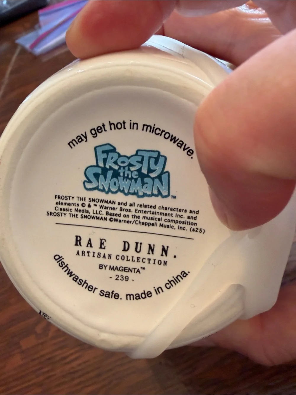 NEW Rae Dunn Winter Christmas Frosty the Snowman Nesting Measuring Cups Set of 4